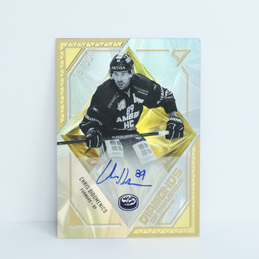 DLS-CD - HCAP - CHRIS DIDOMENICO - DIAMONDS OF THE LEAGUE GOLD AUTO - 19/30