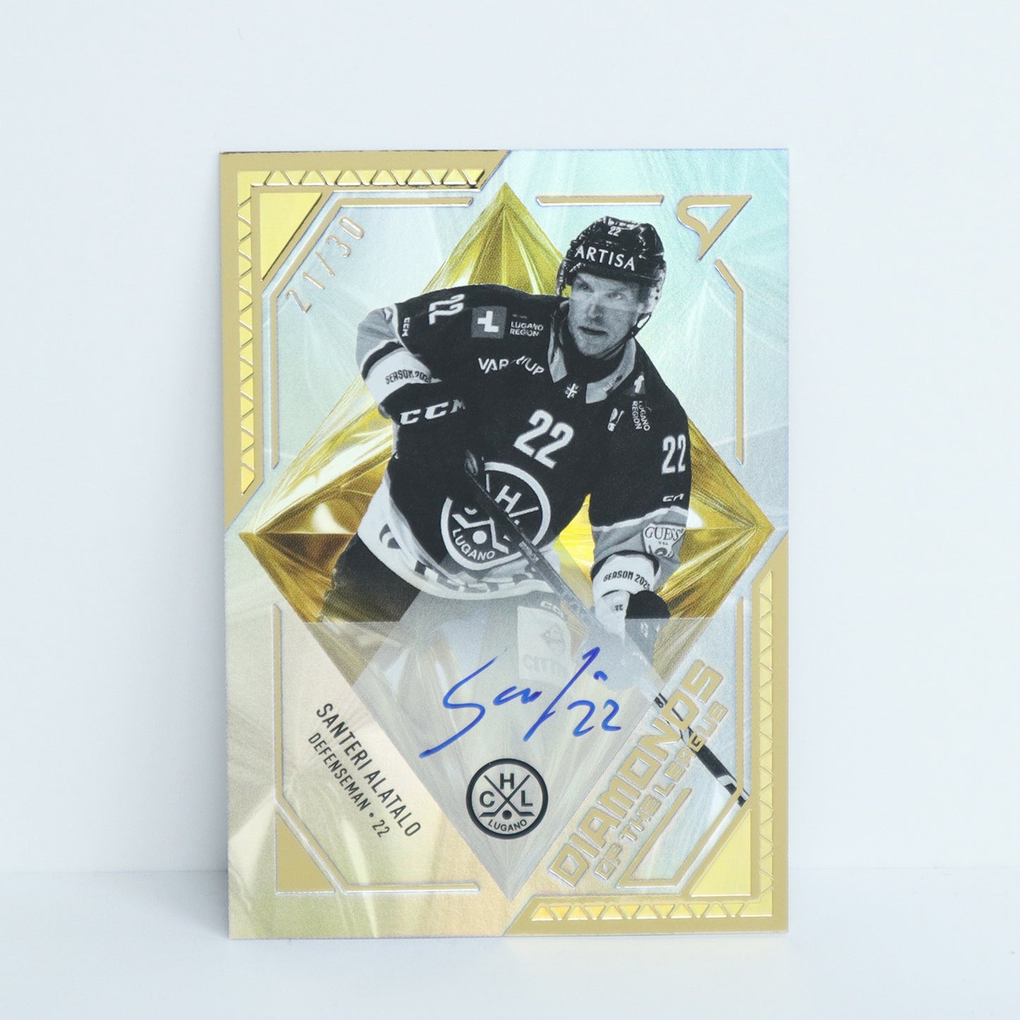 DLS-AL - HCL - SANTERI ALATALO - DIAMONDS OF THE LEAGUE GOLD AUTO - 21/30