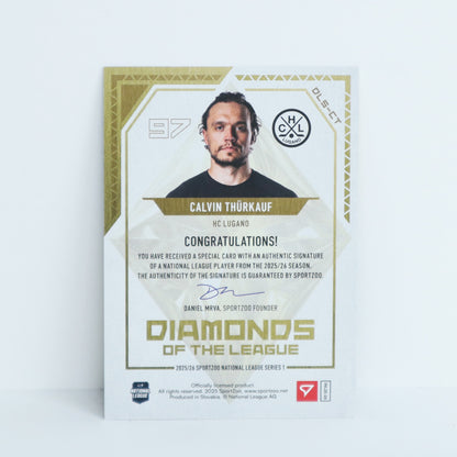 DLS-CT - HCL - CALVIN THURKAUF - DIAMONDS OF THE LEAGUE GOLD AUTO - 24/30