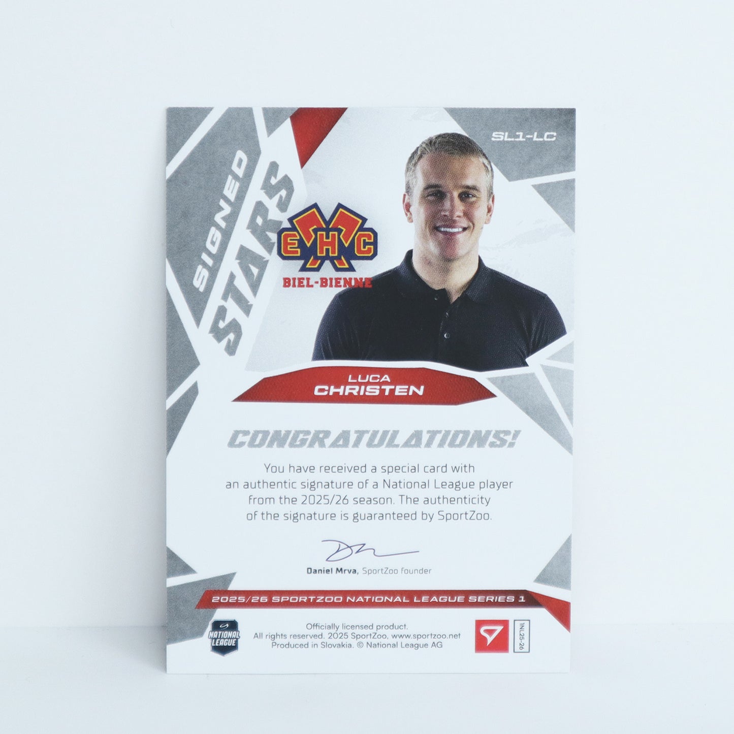 SL1-LC - EHCB - LUCA CHRISTEN - SIGNED STARS LEVEL 1 - 63/99