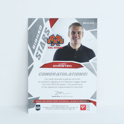 SL1-LC - EHCB - LUCA CHRISTEN - SIGNED STARS LEVEL 1 - 63/99