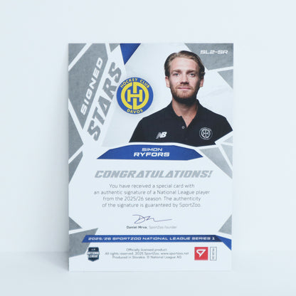 SL2-SR - HCD - SIMON RYFORS - SIGNED STARS LEVEL 2 - 26/69
