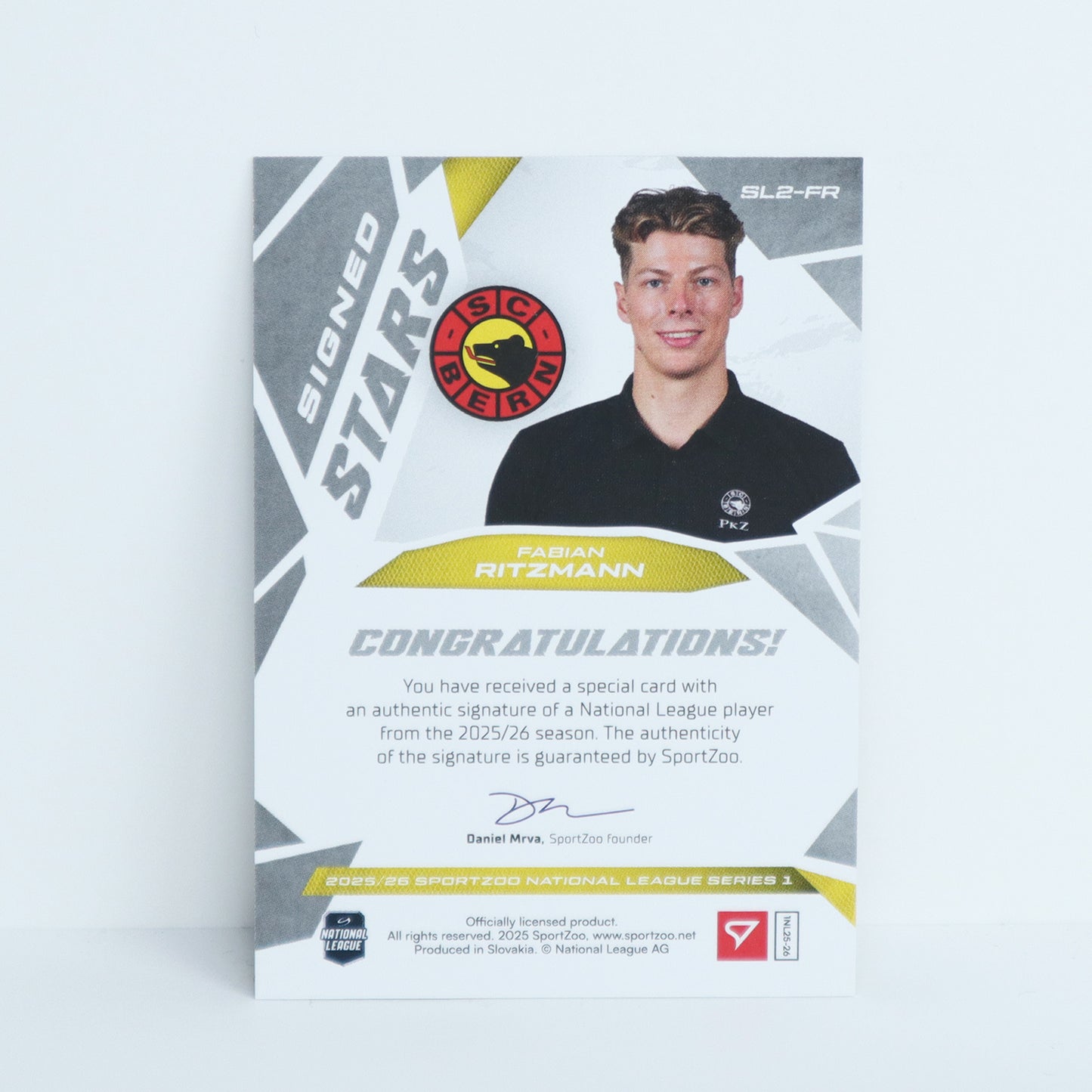 SL2-FR - SCB - FABIAN RITZMANN - SIGNED STARS LEVEL 2 - 14/69