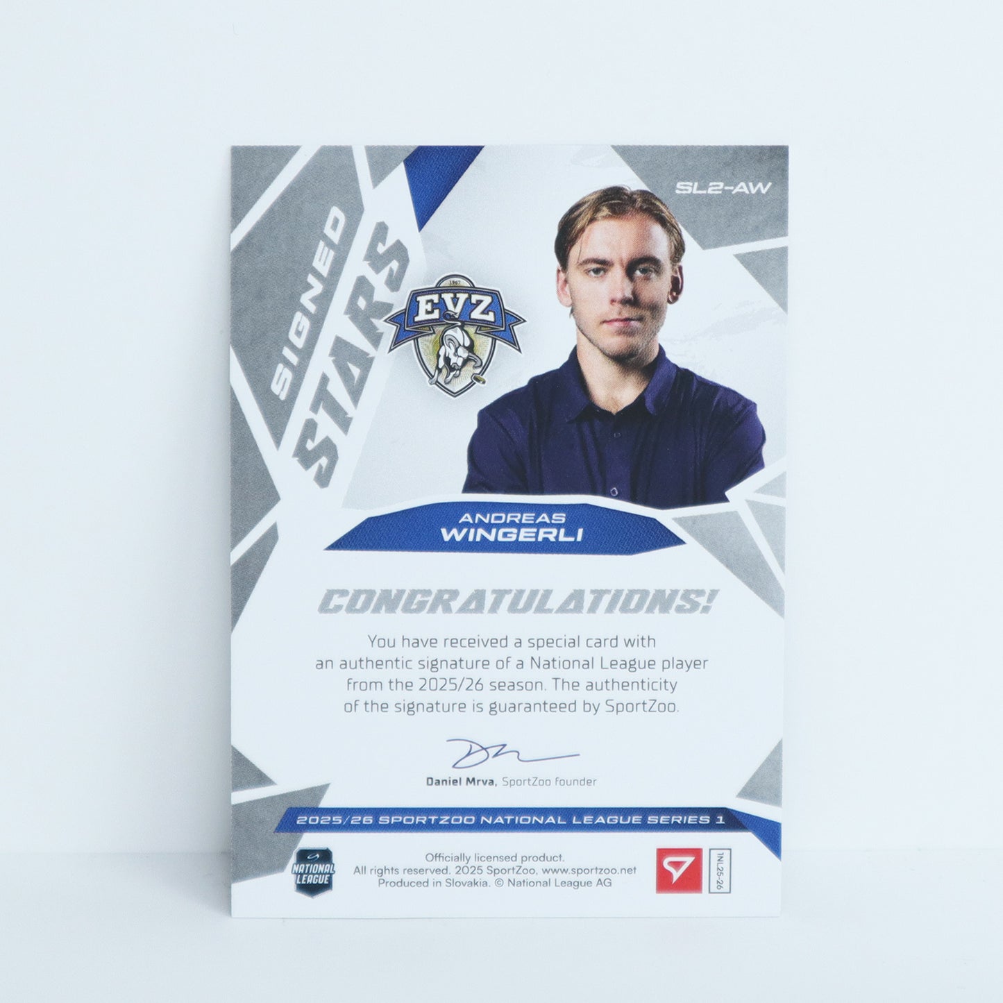 SL2-AW - EVZ - ANDREAS WINGERLI - SIGNED STARS LEVEL 2 - 25/69