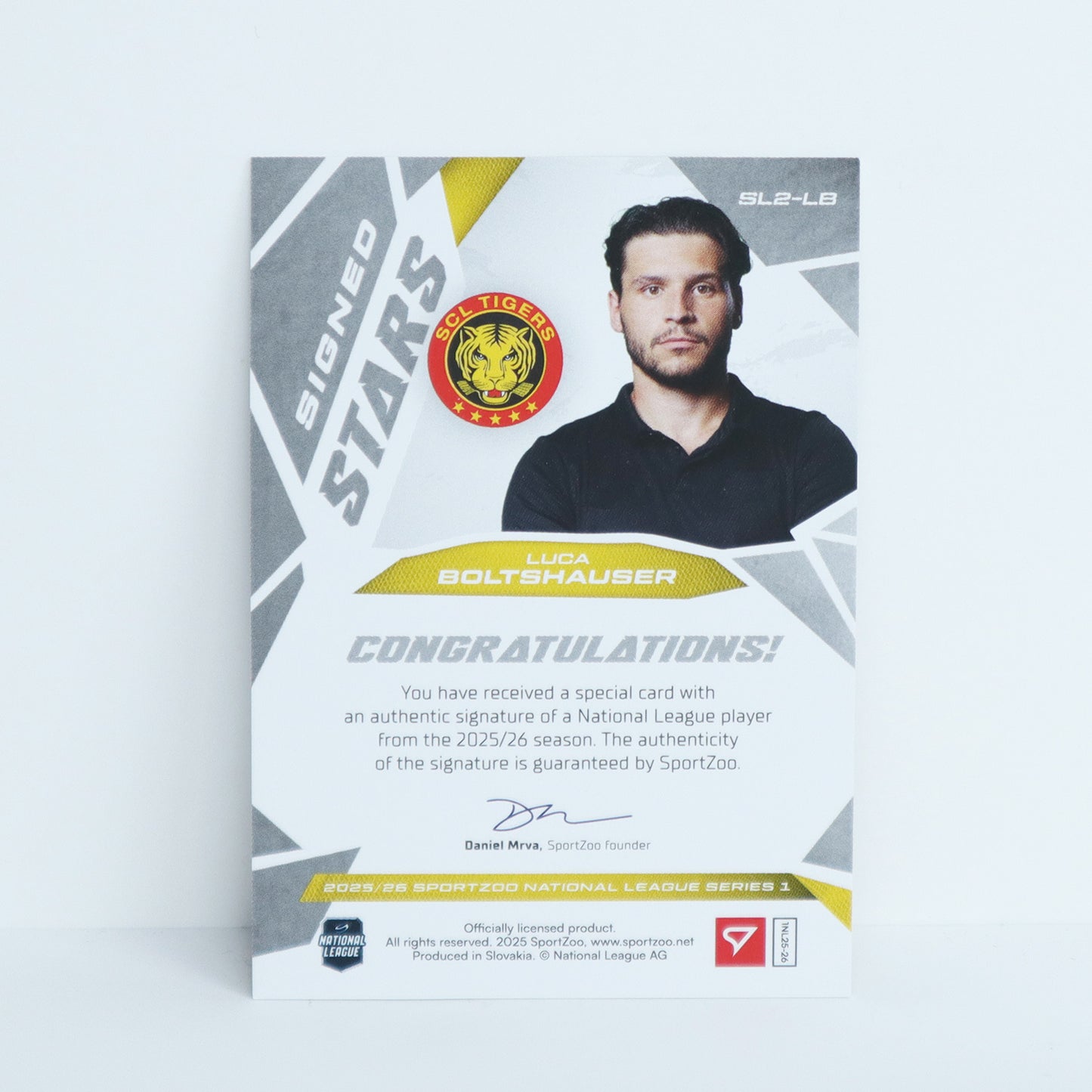 SL2-LB - SCL - LUCA BOLTSHAUSER - SIGNED STARS LEVEL 2 - 13/69