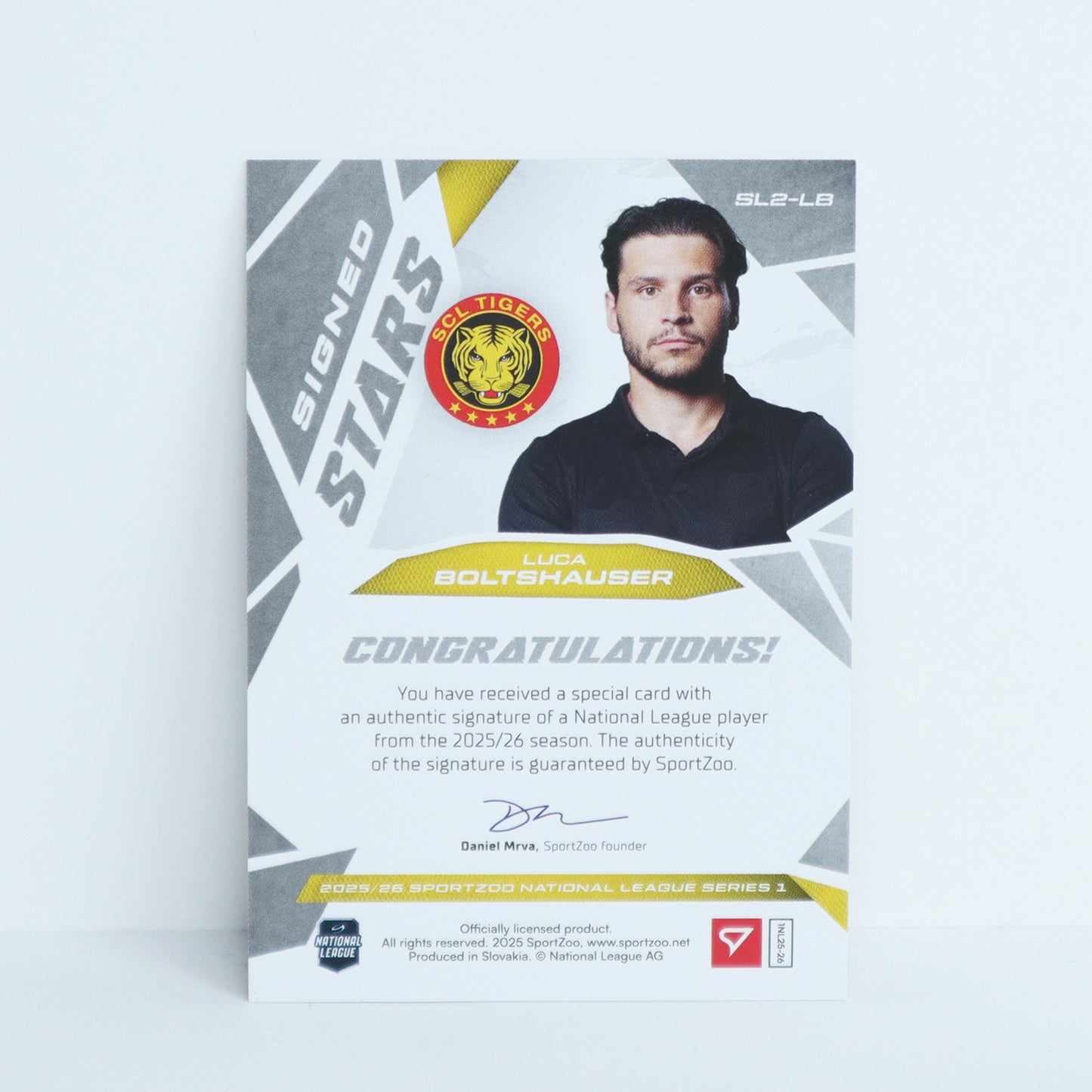 SL2-LB - SCL - LUCA BOLTSHAUSER - SIGNED STARS LEVEL 2 - 66/69