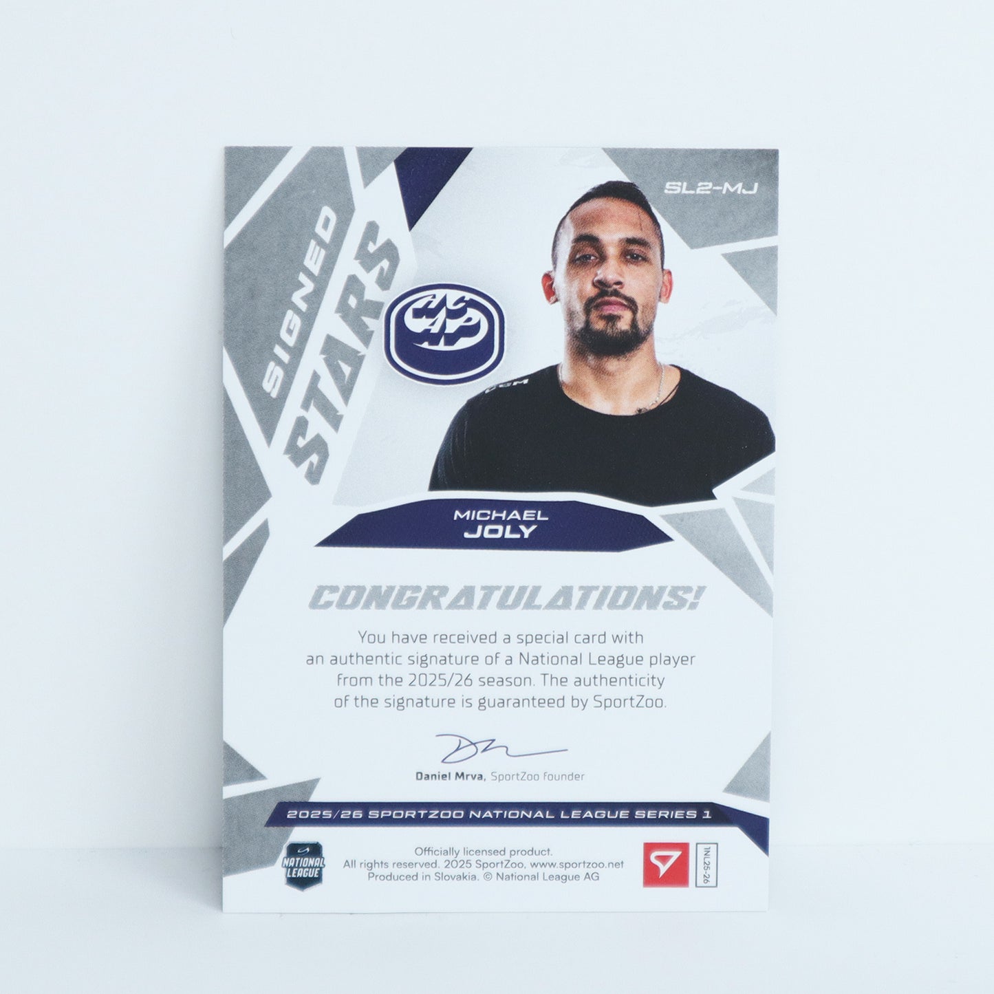 SL2-MJ - HCAP - MICHAEL JOLY - SIGNED STARS LEVEL 2 - 16/69