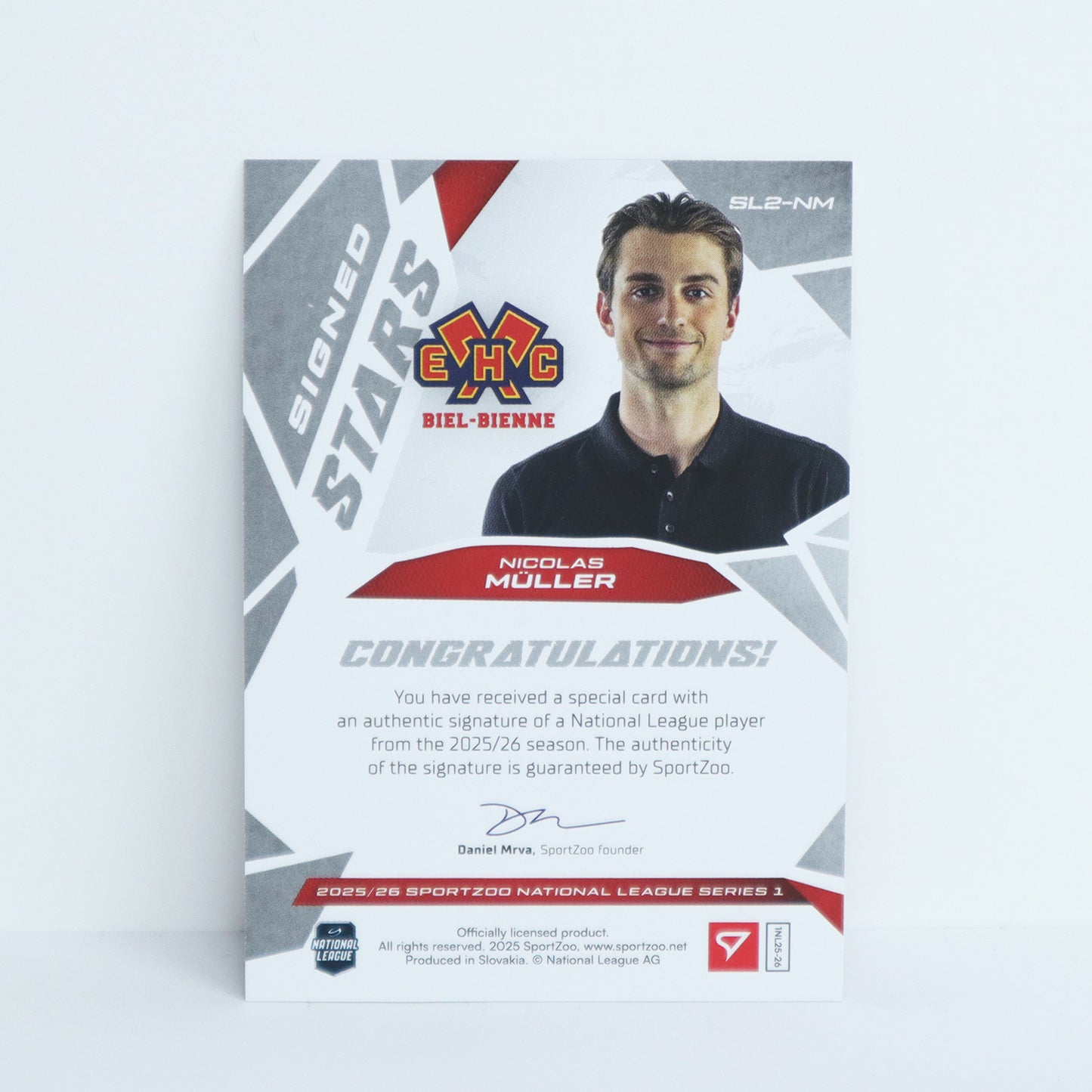 SL2-NM - EHCB - NICOLAS MULLER - SIGNED STARS LEVEL 2 - 04/69