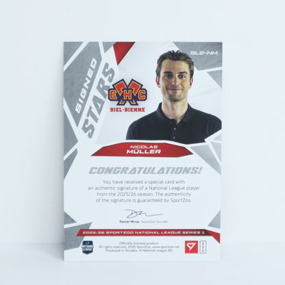 SL2-NM - EHCB - NICOLAS MULLER - SIGNED STARS LEVEL 2 - 04/69