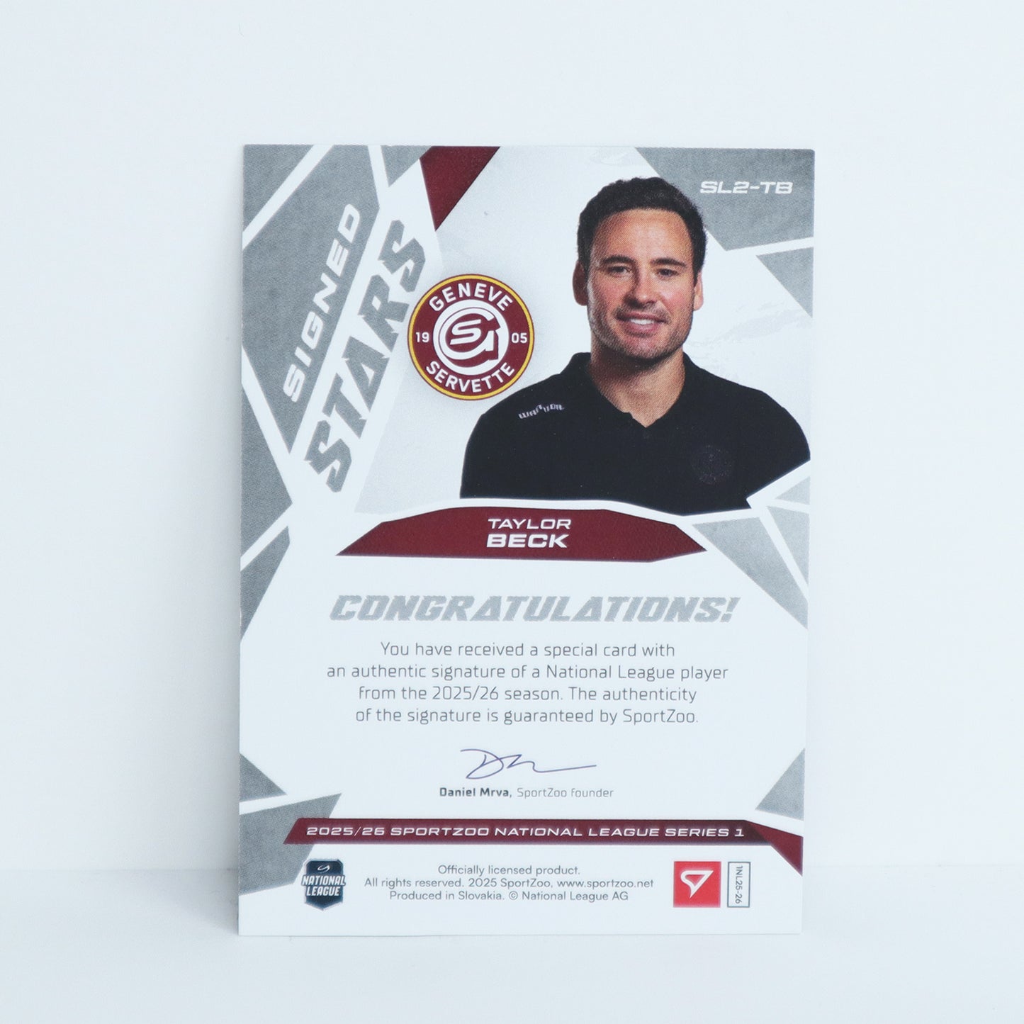 SL2-TB - GSHC - TAYLOR BECK - SIGNED STARS LEVEL 2 - 20/69