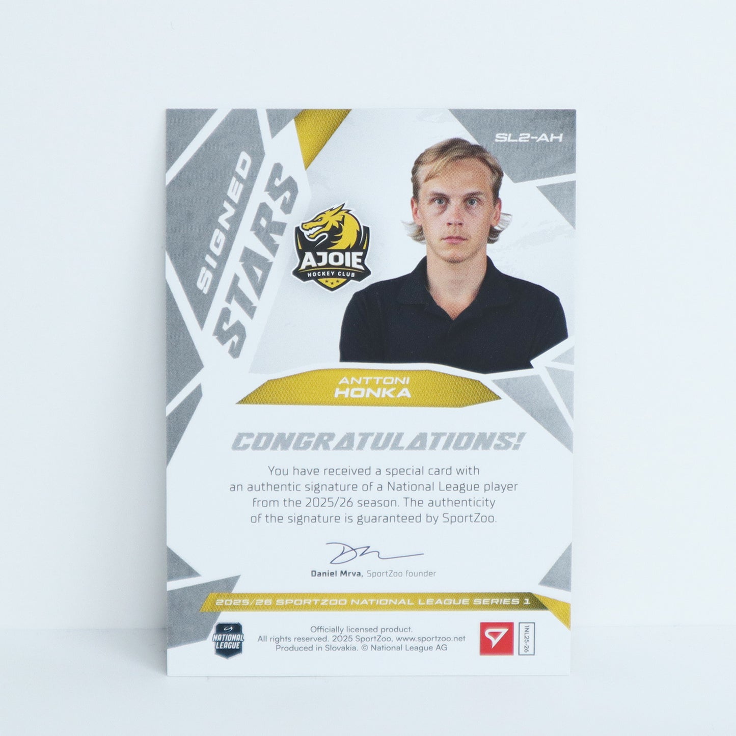 SL2-AH - HCA - ANTTONI HONKA - SIGNED STARS LEVEL 2 - 15/69