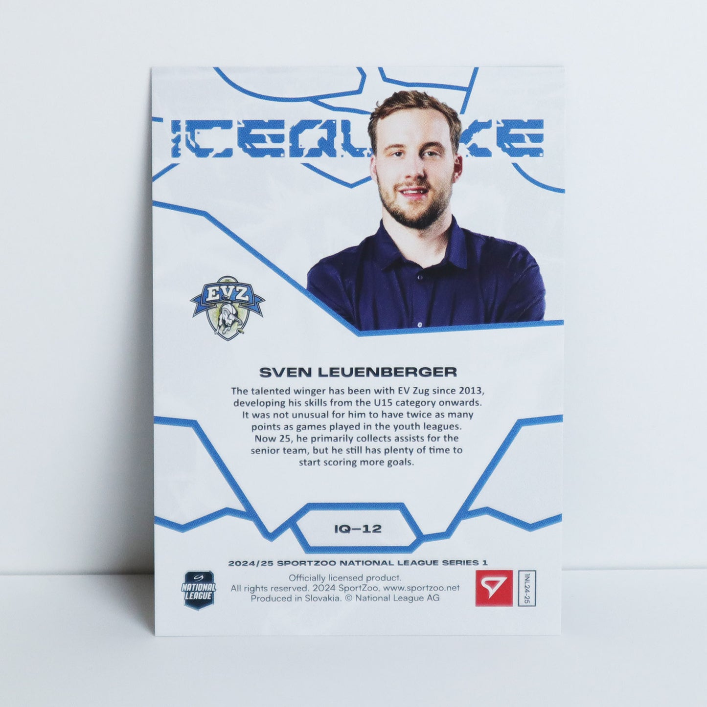 IQ-12 - EVZ - SVEN LEUENBERGER - ICEQUAKE BLUE ICEBERG - 10/79