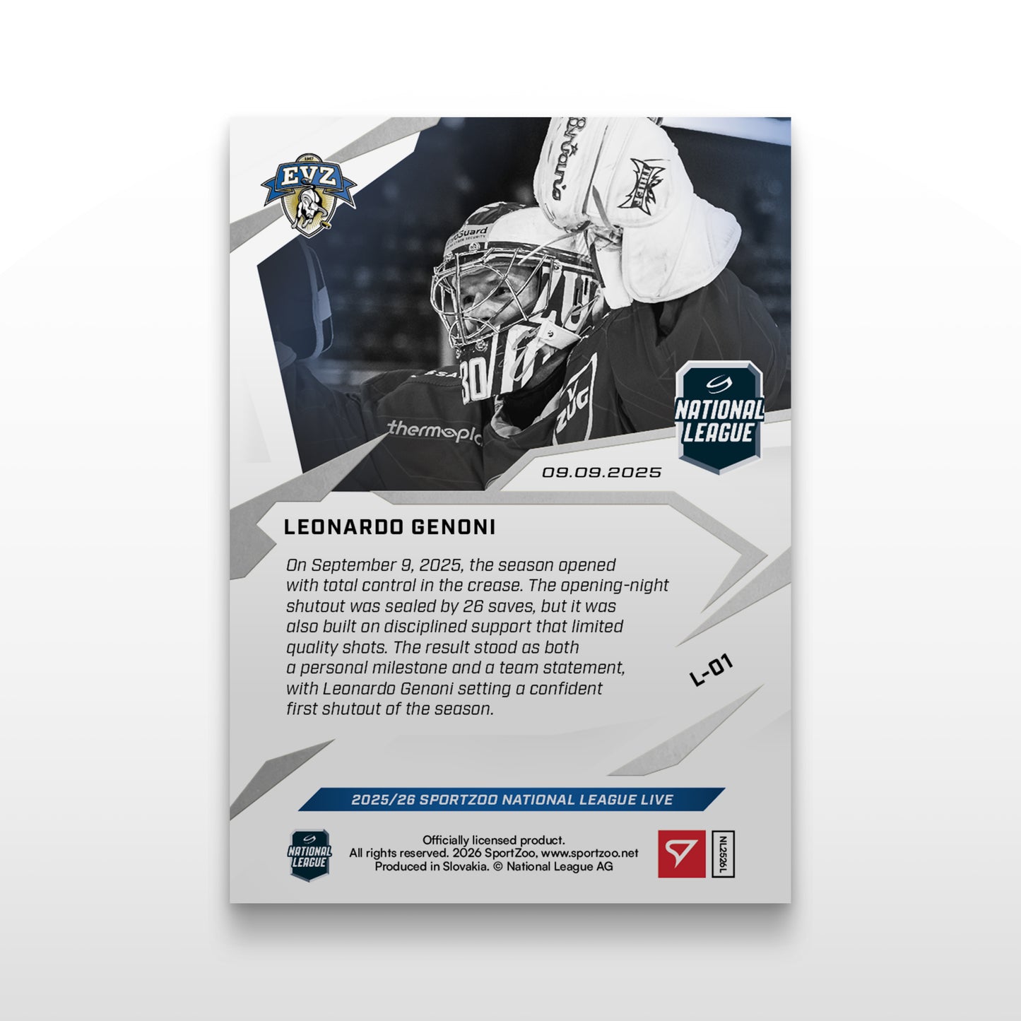 L-01 - LEONARDO GENONI - LIVE CARDS