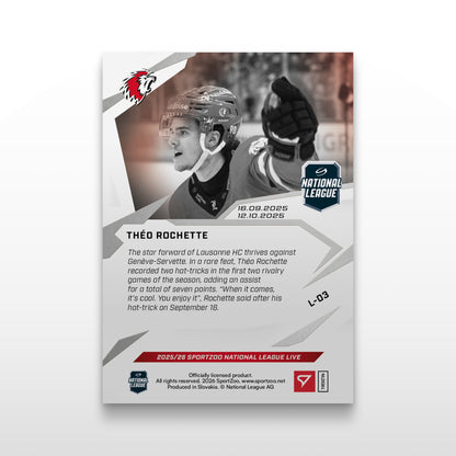 L-03 - THEO ROCHETTE - LIVE CARDS