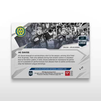 L-17 - HC DAVOS - LIVE CARDS