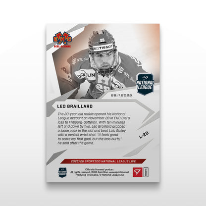 L-20 - LEO BRAILLARD - LIVE CARDS