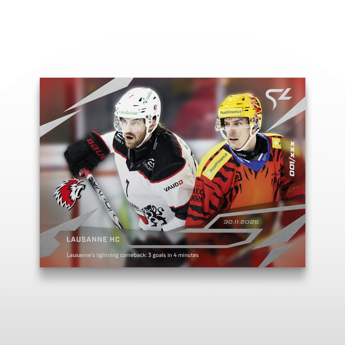 L-22 - LAUSANNE HC - LIVE CARDS
