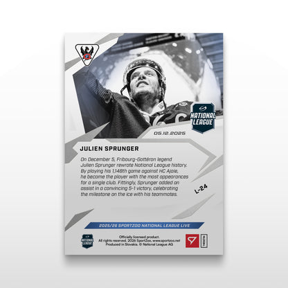 L-24 - JULIEN SPRUNGER - LIVE CARDS