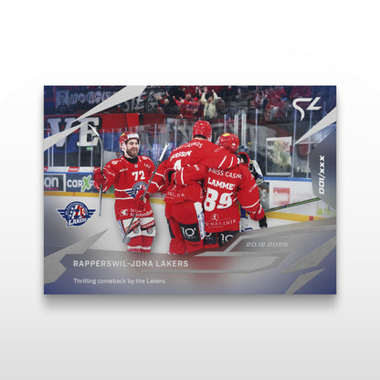 L-26 - RAPPERSWIL-JONA LAKERS - LIVE CARDS