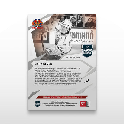 L-27 - MARK SEVER - LIVE CARDS