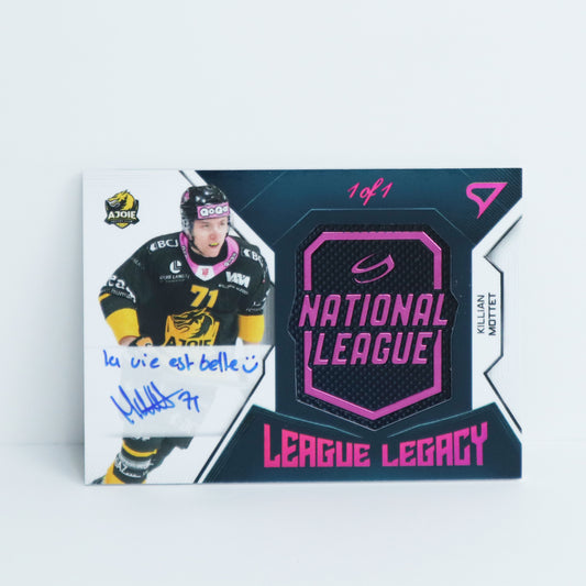 LLS-KM - HCA - KILLIAN MOTTET - LEAGUE LEGACY BLACK AUTO - 1/1