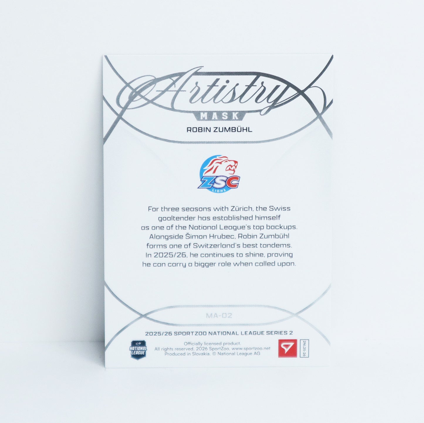 MA-02 - ZSC - ROBIN ZUMBUHL - MASK ARTISTRY BLUE - 05/65