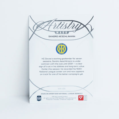 MA-05 - HCD - SANDRO AESCHLIMANN - MASK ARTISTRY BLUE - 32/65