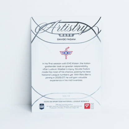 MA-13 - EHCK - DAVIDE FADANI - MASK ARTISTRY BLUE - 12/65