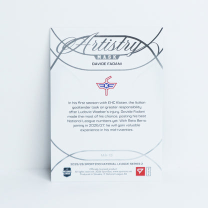 MA-13 - EHCK - DAVIDE FADANI - MASK ARTISTRY BLUE - 49/65