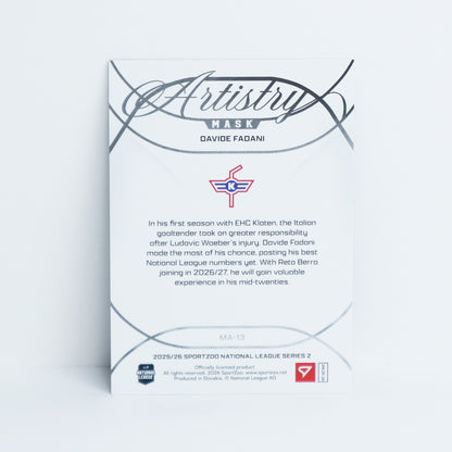 MA-13 - EHCK - DAVIDE FADANI - MASK ARTISTRY BLUE - 62/65