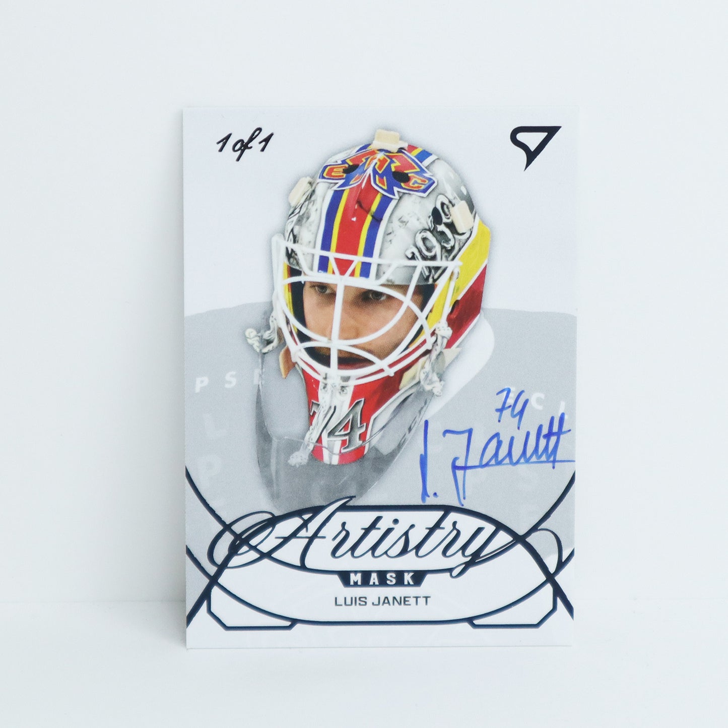 MAS-LJ - EHCB - LUIS JANETT - MASK ARTISTRY BLACK AUTO - 1/1