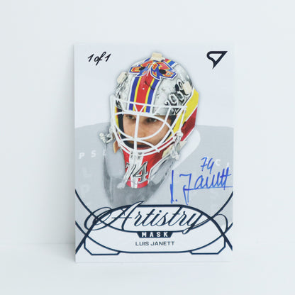 MAS-LJ - EHCB - LUIS JANETT - MASK ARTISTRY BLACK AUTO - 1/1