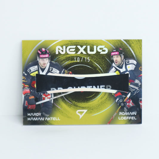 NE-AL - SCB - HARDY HAMAN AKTELL - ROMAIN LOEFFEL - NEXUS PUCK - 10/15