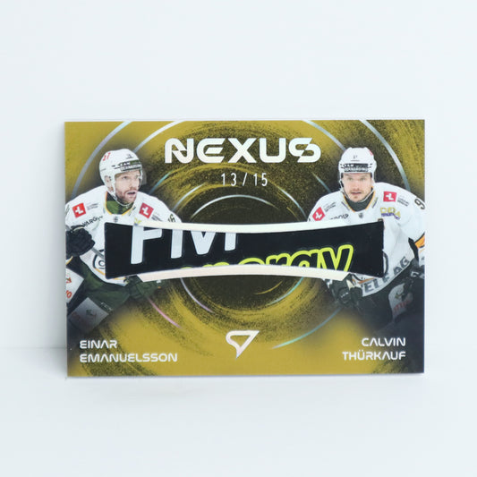 NE-ET - HCL - EINAR EMANUELSSON - CALVIN THURKAUF - NEXUS PUCK - 13/15