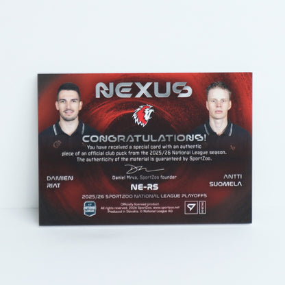 NE-RS - LHC - DAMIEN RIAT - ANTTI SUOMELA - NEXUS PUCK - 01/15