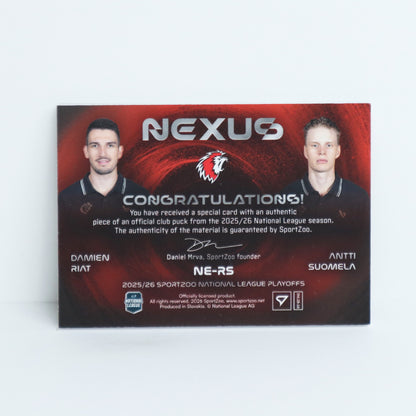 NE-RS - LHC - DAMIEN RIAT - ANTTI SUOMELA - NEXUS PUCK - 03/15