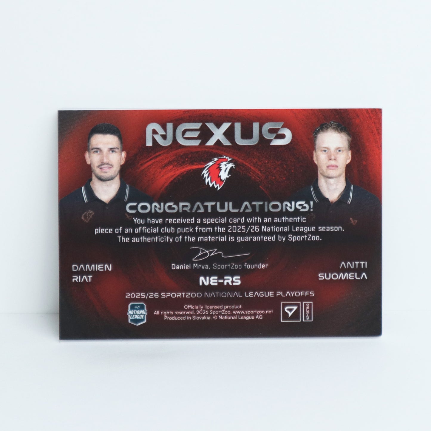 NE-RS - LHC - DAMIEN RIAT - ANTTI SUOMELA - NEXUS PUCK - 15/15