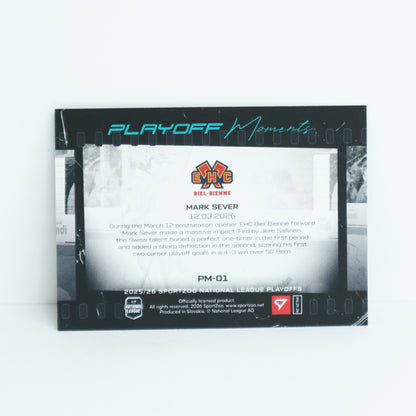 PM-01 - EHCB - MARK SEVER - PLAYOFF MOMENTS BLUE - 20/25
