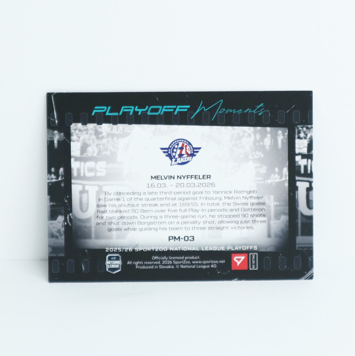 PM-03 - SCRJ - MELVIN NYFFELER - PLAYOFF MOMENTS BLUE - 10/25