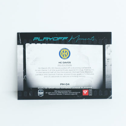 PM-04 - HCD - HC DAVOS - PLAYOFF MOMENTS BLUE - 21/25