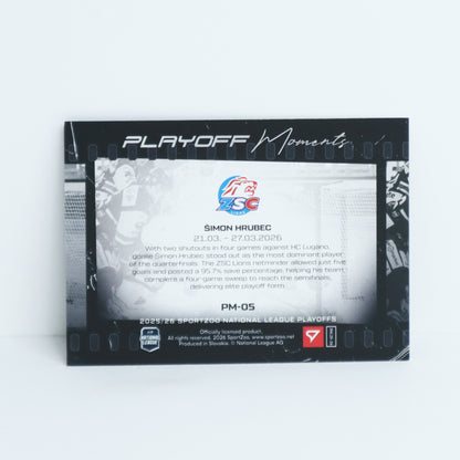PM-05 - ZSC - SIMON HRUBEC - PLAYOFF MOMENTS BASE
