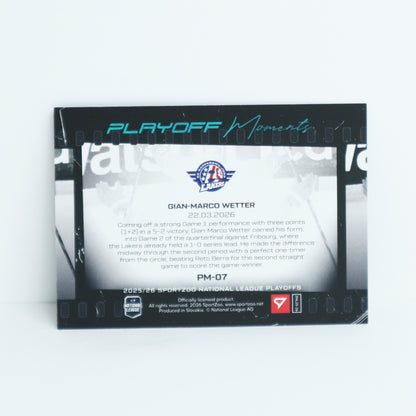 PM-07 - SCRJ - GIAN-MARCO WETTER - PLAYOFF MOMENTS BLUE - 25/25