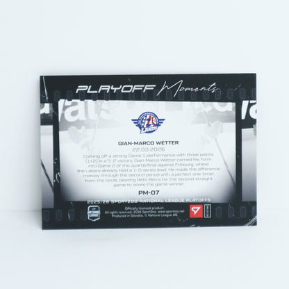 PM-07 - SCRJ - GIAN-MARCO WETTER - PLAYOFF MOMENTS BASE