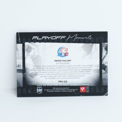 PM-10 - ZSC - DENIS MALGIN - PLAYOFF MOMENTS BASE