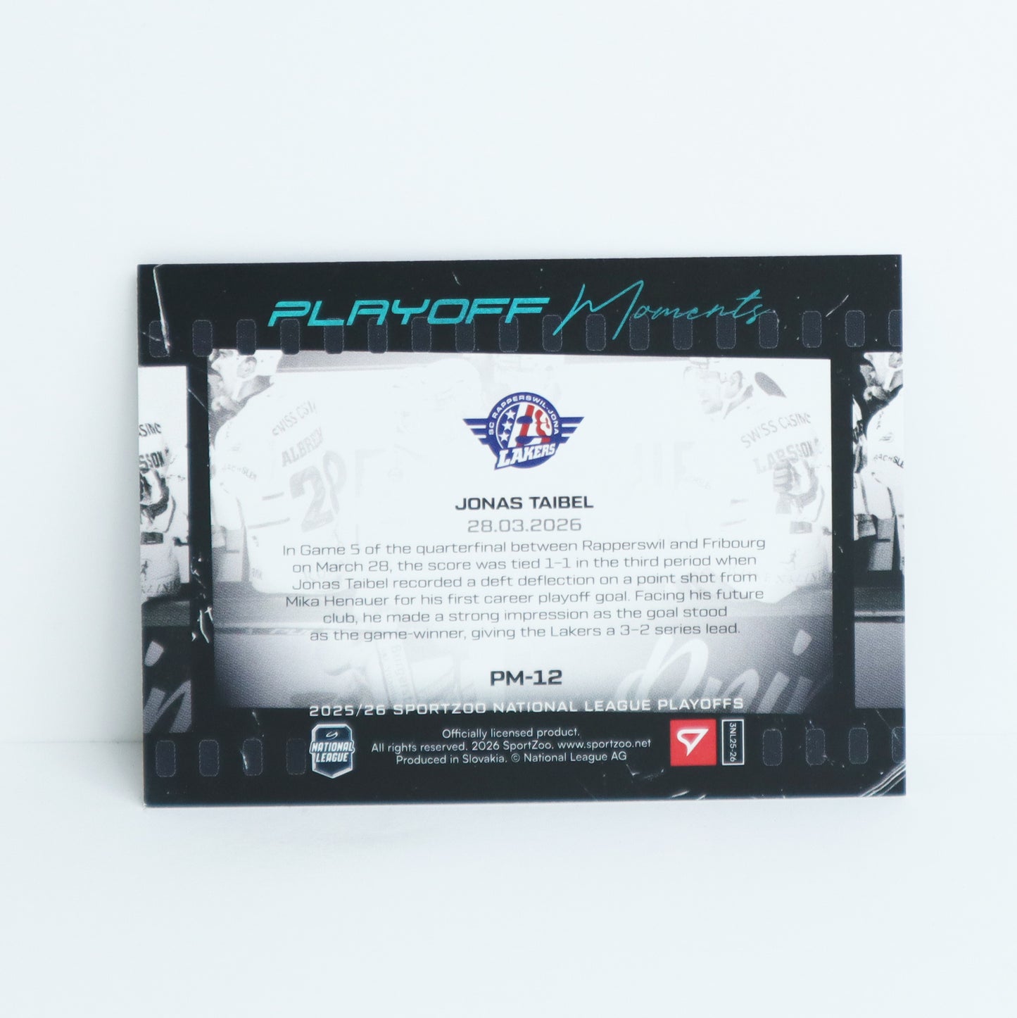 PM-12 - SCRJ - JONAS TAIBEL - PLAYOFF MOMENTS BLUE - 11/25