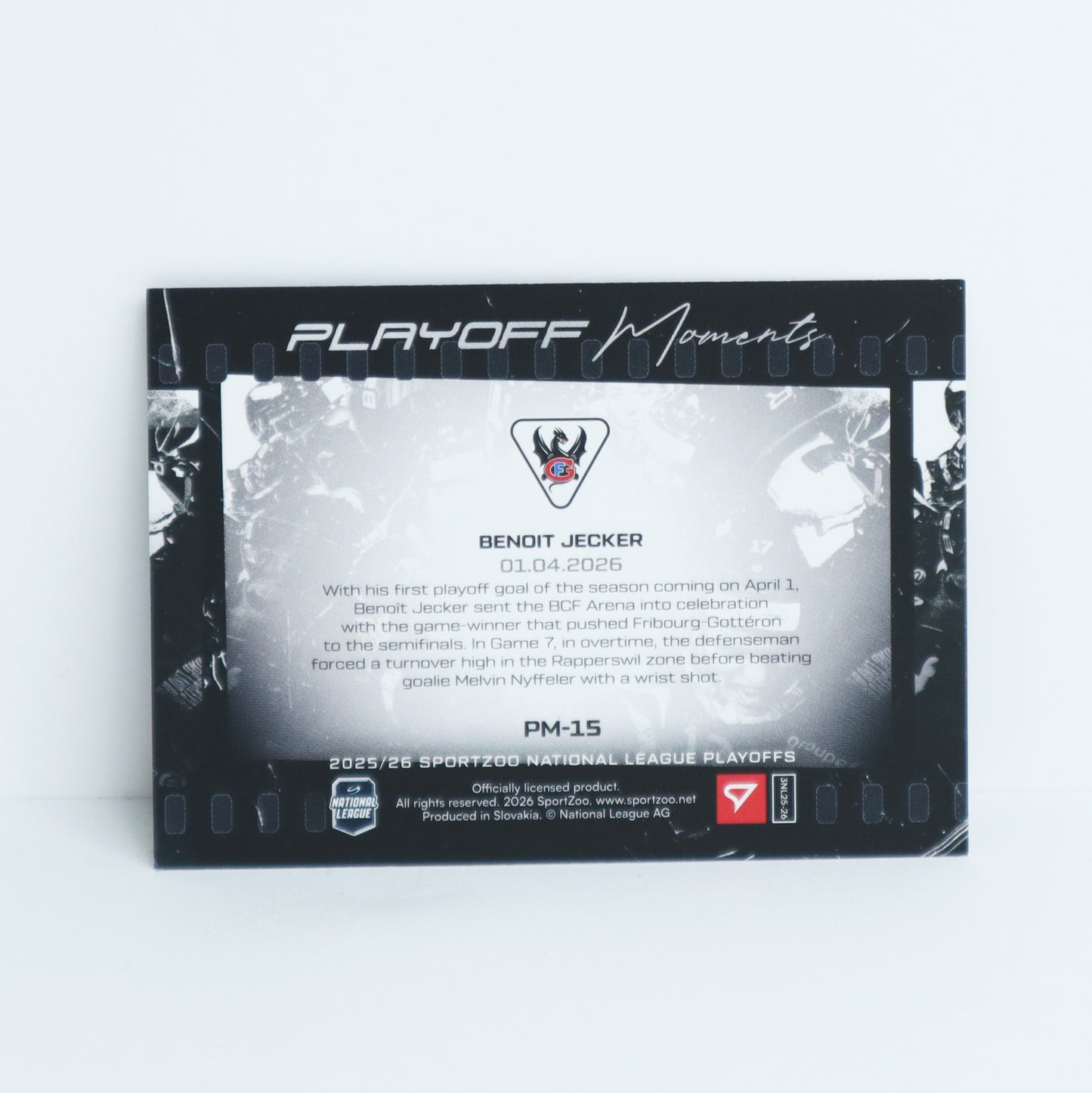 PM-15 - FRI - BENOIT JECKER - PLAYOFF MOMENTS BASE