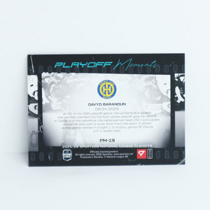 PM-19 - HCD - DAVYD BARANDUN - PLAYOFF MOMENTS BLUE - 06/25