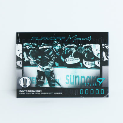 PM-19 - HCD - DAVYD BARANDUN - PLAYOFF MOMENTS BLUE - 17/25