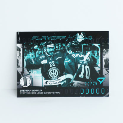 PM-20 - HCD - BRENDAN LEMIEUX - PLAYOFF MOMENTS BLUE - 20/25