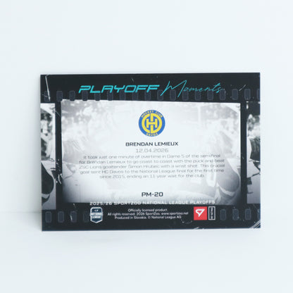 PM-20 - HCD - BRENDAN LEMIEUX - PLAYOFF MOMENTS BLUE - 20/25